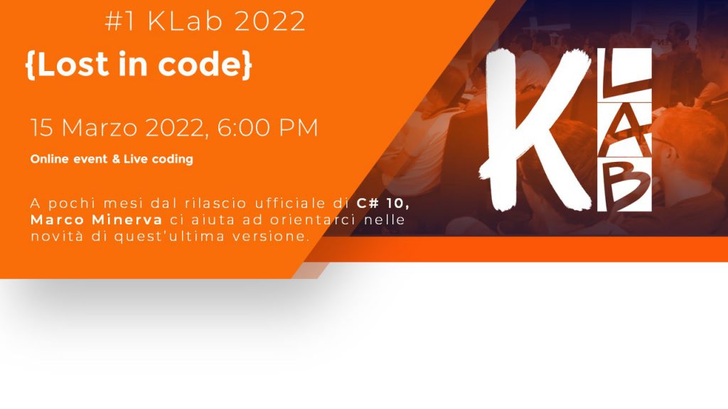 Lost in code - KLab #1 - 2022